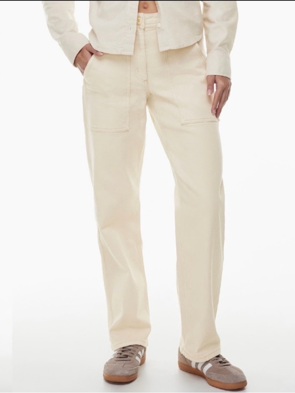Aritizia Wilfred - Modern Mid rise Straight Leg Utility Pant
